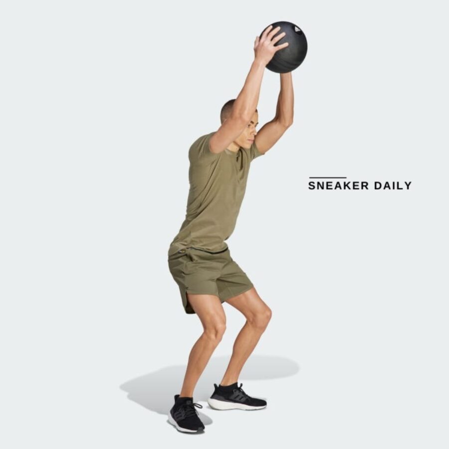 quần adidas designed 4 training cordura workout shorts 'olive strata' il1382