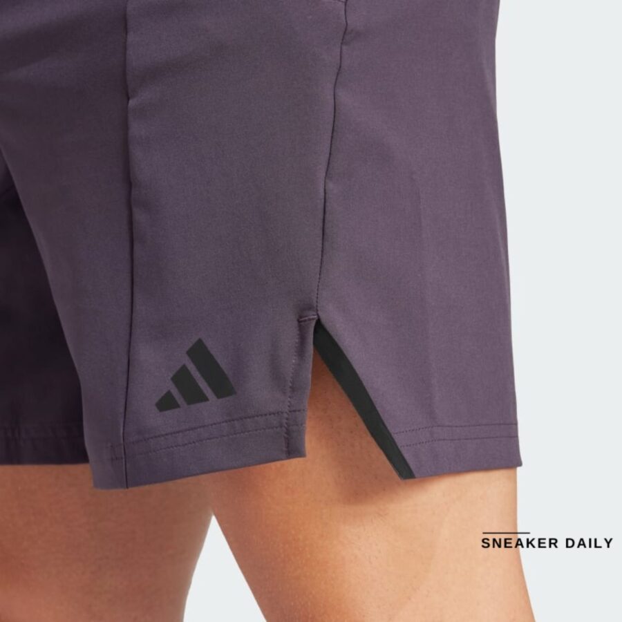 quần adidas designed for training workout shorts 'aurora black' is3828
