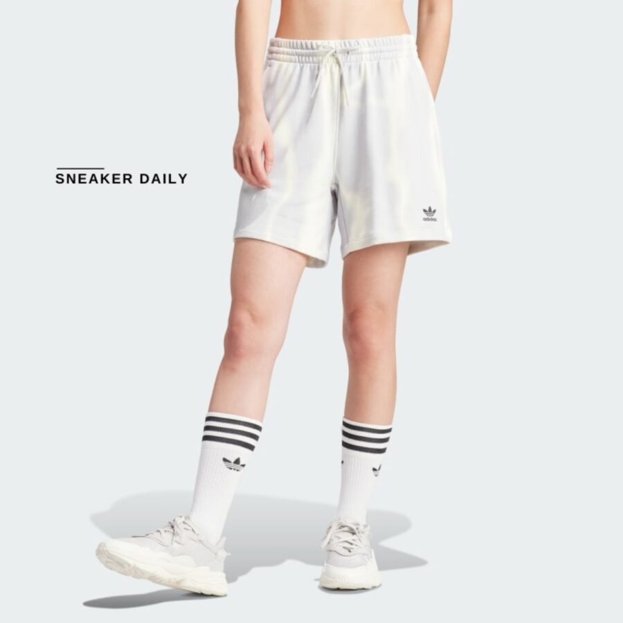 quần adidas dye allover print sweat shorts 'grey one' iu2484