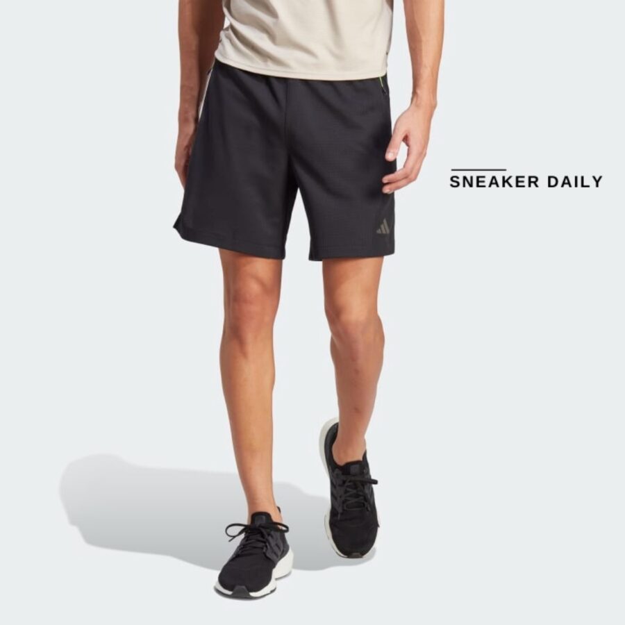 quần adidas hiit training shorts - black ib3469