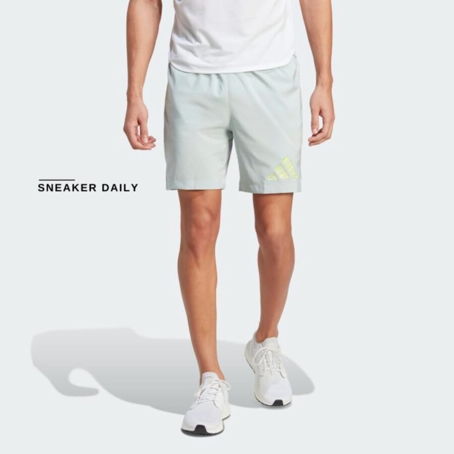 quần adidas hiit training shorts - grey ib3471