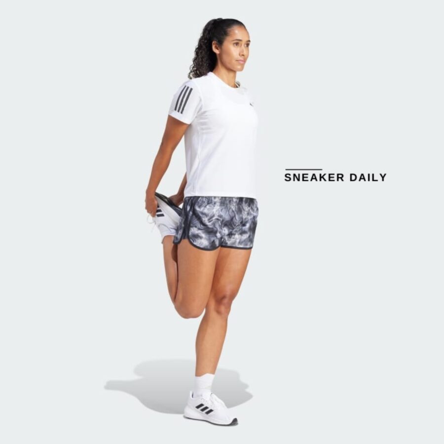 quần adidas marathon 20 allover print shorts 'grey six' il1665