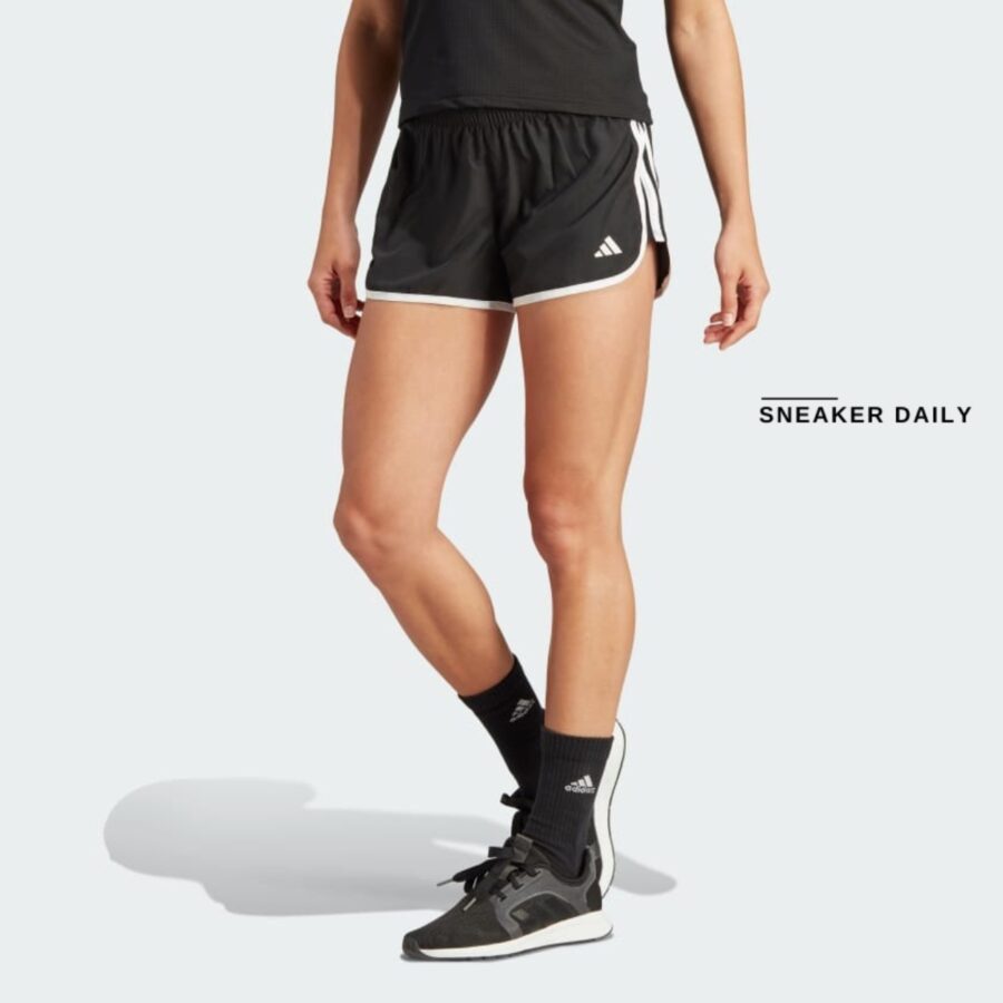 quần adidas marathon 20 period-proof shorts - black hz2565