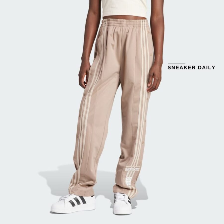 quần adidas neutral court adibreak pants 'chalky brown' is5251