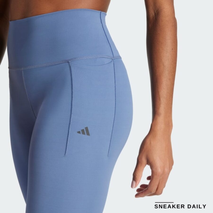 quần adidas optime luxe 7/8 leggings - preloved ink ir8252