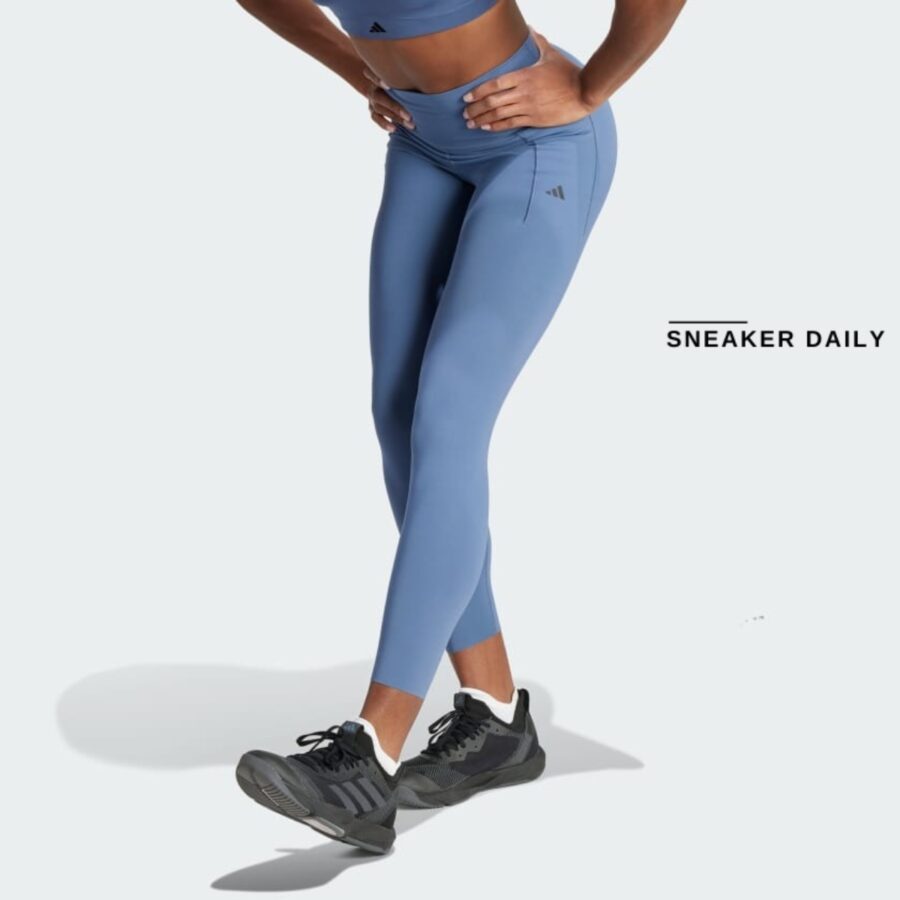 quần adidas optime luxe 7/8 leggings - preloved ink ir8252