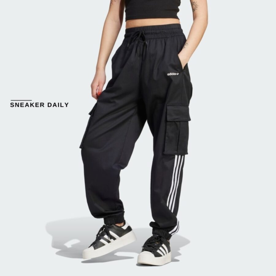 quần adidas originals cargo pants 'black' ir9796