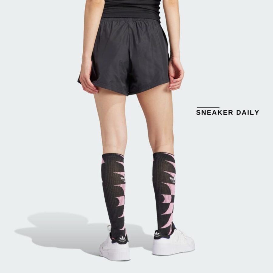 quần adidas originals side graphics high-waisted shorts 'black' ii5625