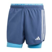 quần adidas own the run 3-stripes 2-in-1 shorts 'preloved ink' ik4980
