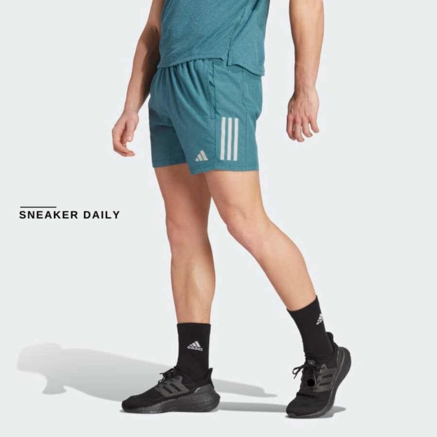 quần adidas own the run heather shorts 'arctic night mel' im2482