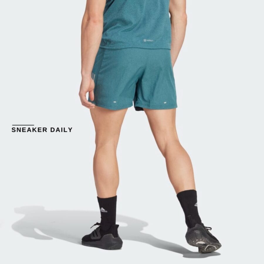 quần adidas own the run heather shorts 'arctic night mel' im2482