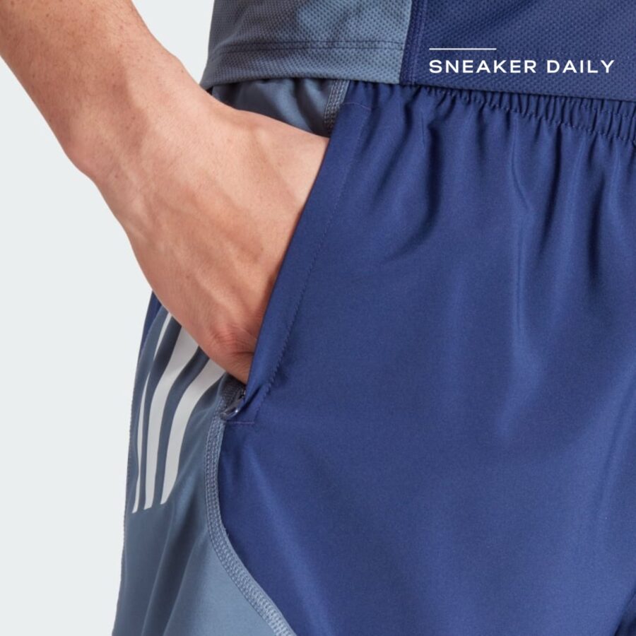 quần adidas own the run colorblock shorts - preloved ink ik4995