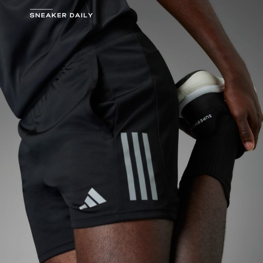 quần adidas own the run shorts - black il0828