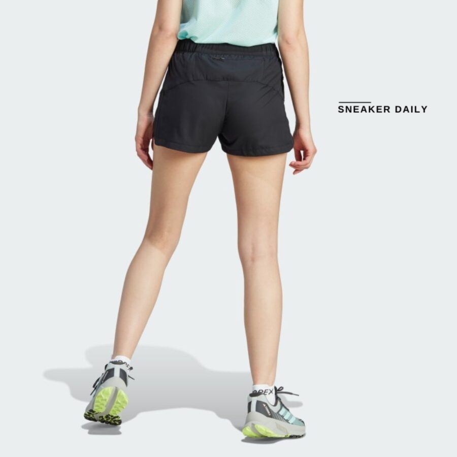 quần adidas terrex multi trail running shorts - black hz6284