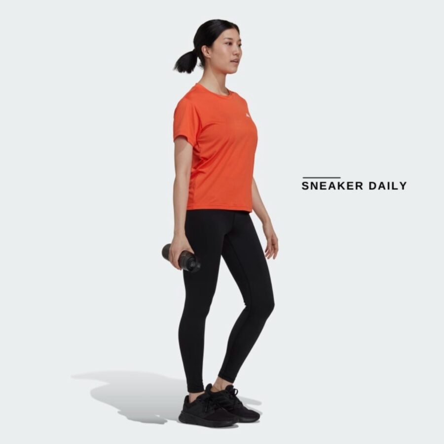 quần adidas training essentials high-waisted 7/8 leggings - black hc8934