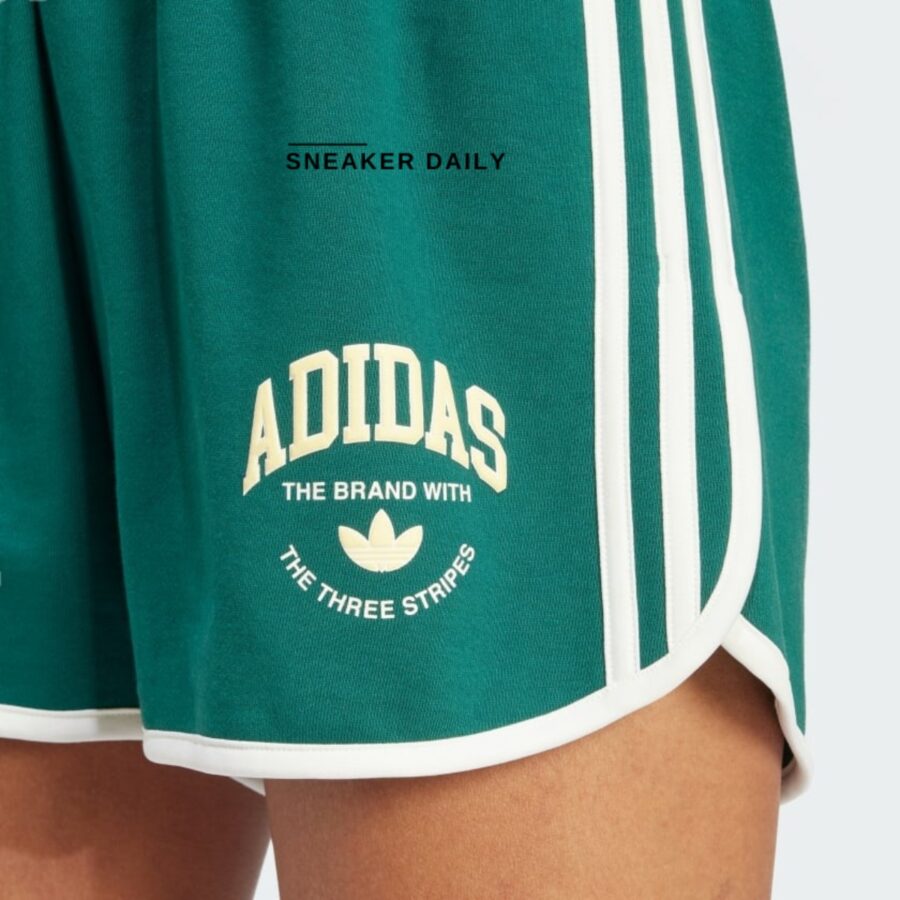quần adidas vrct graphic shorts - collegiate green ir6045