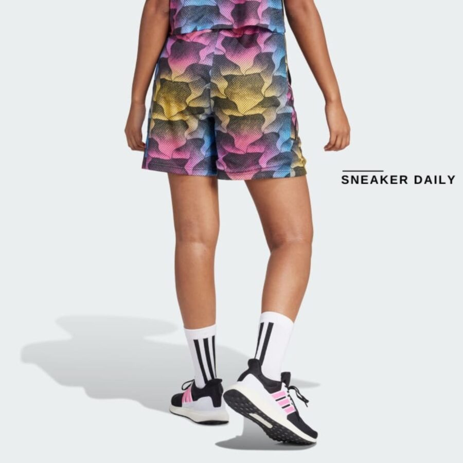 quần adidas tiro print mesh summer shorts - multicolor iq4813