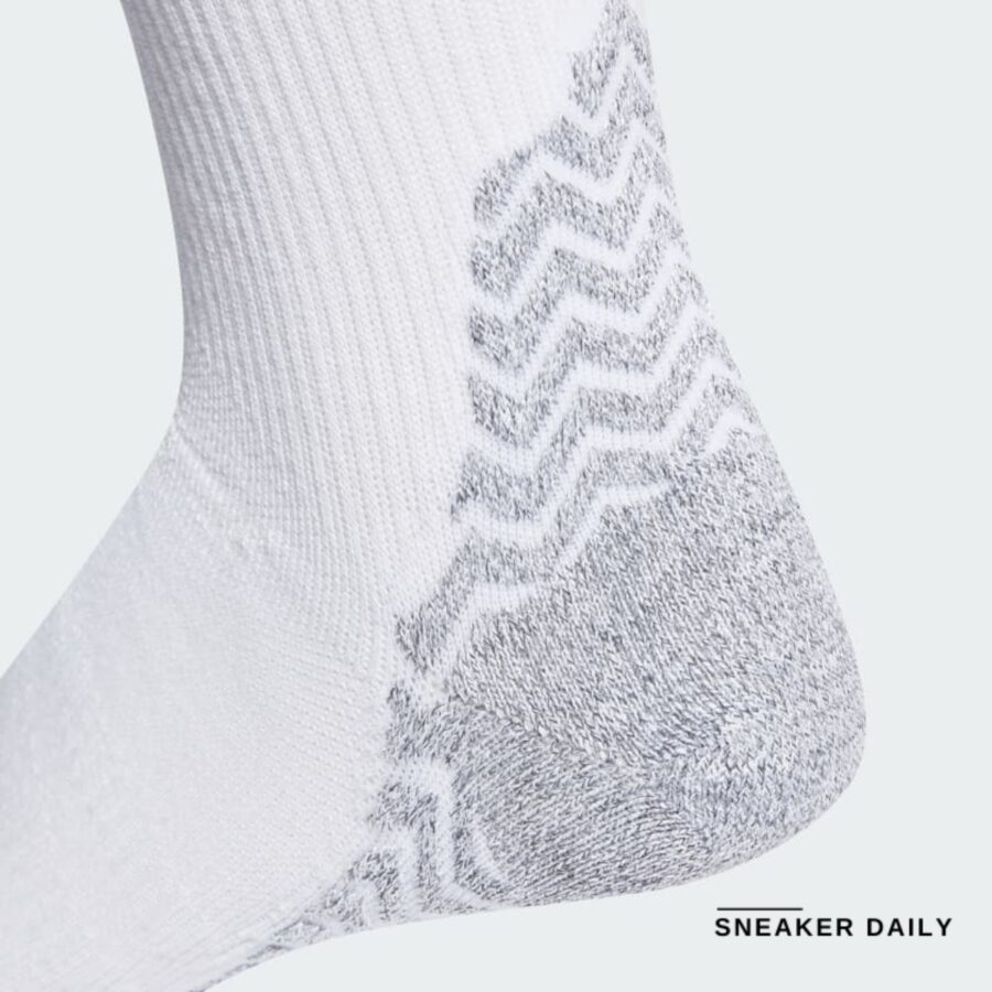 tất adidas football grip knitted crew light performance socks 'white' in1798