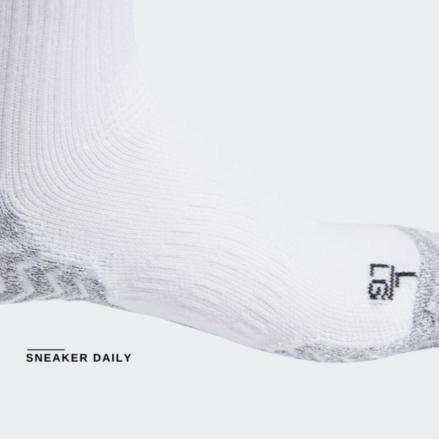 tất adidas football grip knitted crew light performance socks 'white' in1798