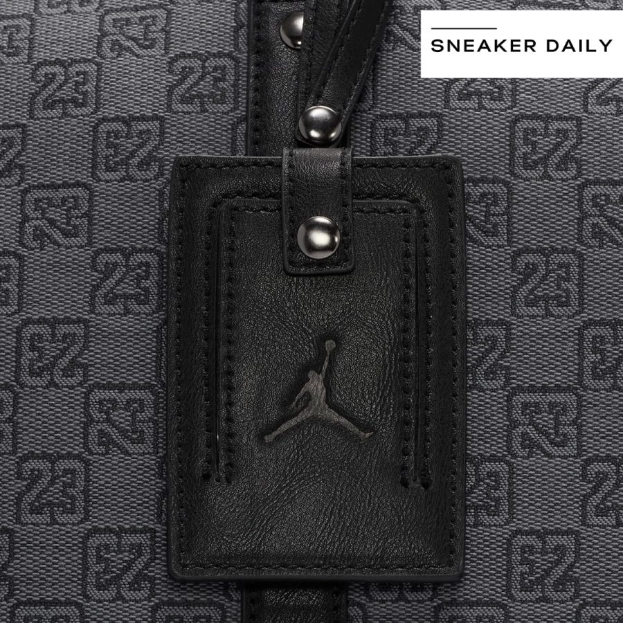 túi jordan monogram duffel bag (40l) - dark smoke gray hf1867-070