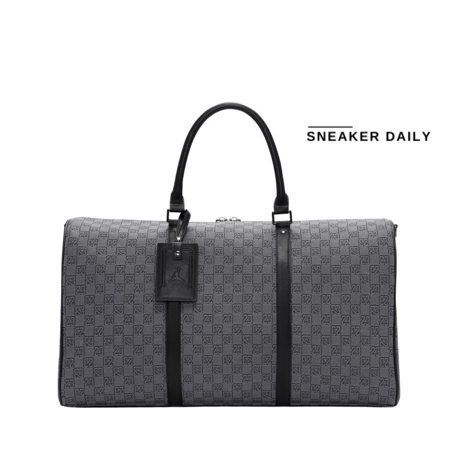 túi jordan monogram duffel bag (40l) - dark smoke gray hf1867-070