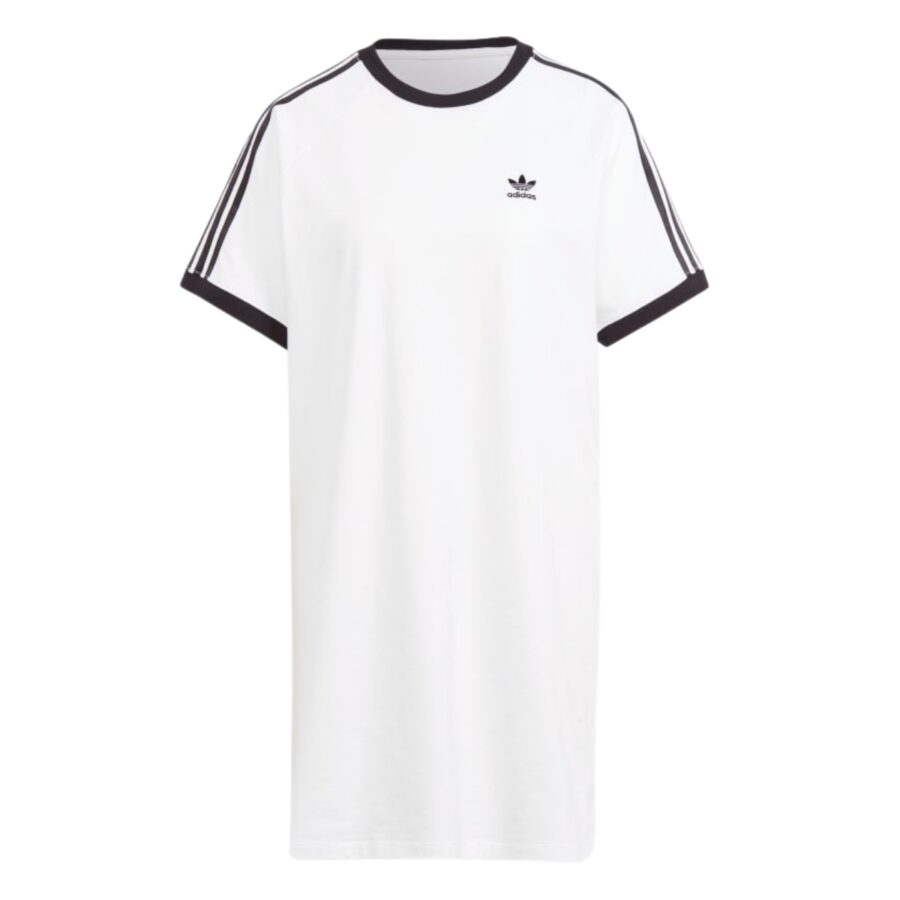 váy adidas 3-stripes raglan dress - white ir8083