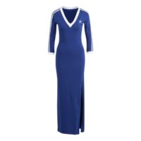 váy adidas adicolor classics 3-stripes maxi dress - dark blue ip2987