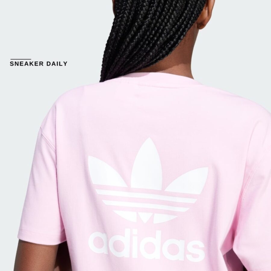 váy adidas adicolor trefoil dress 'pink' in8454