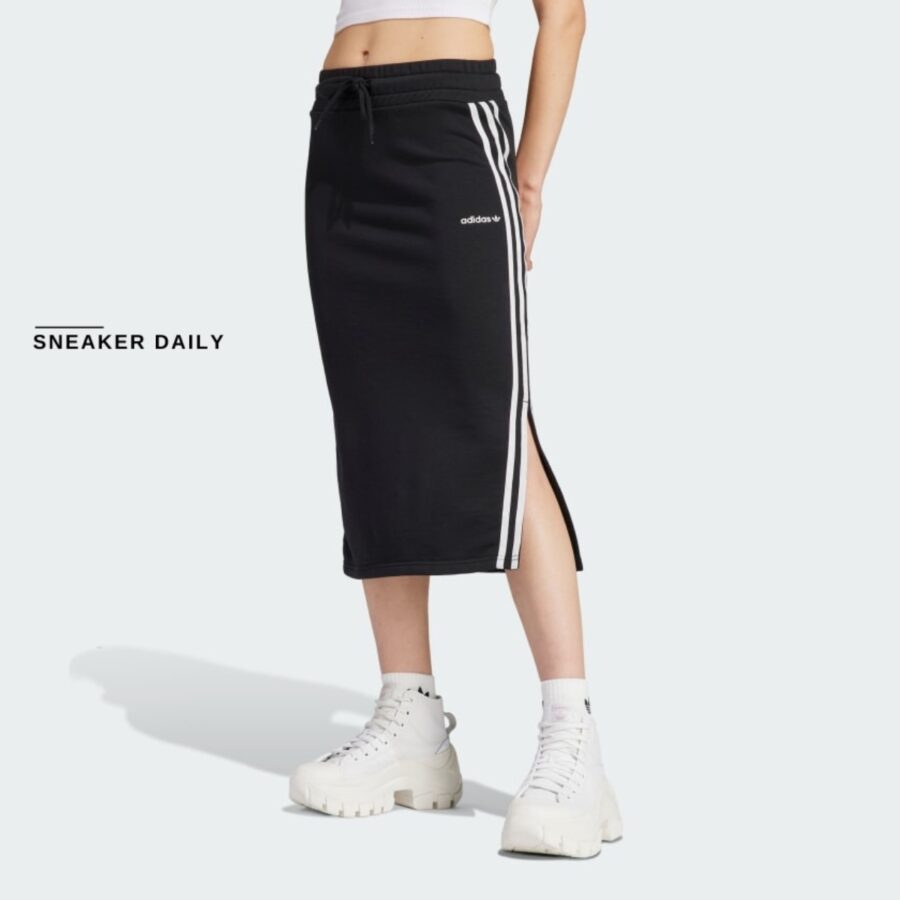 váy adidas originals 3-stripes skirt 'black' ir9804