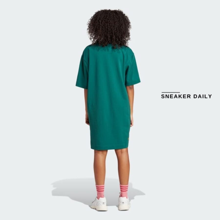 váy adidas originals x hello kitty tee dress 'collegiate green' ik6569