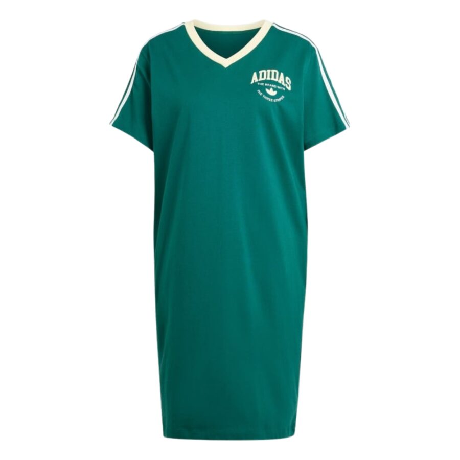 váy adidas vrct graphic tee dress 'collegiate green' ir6042