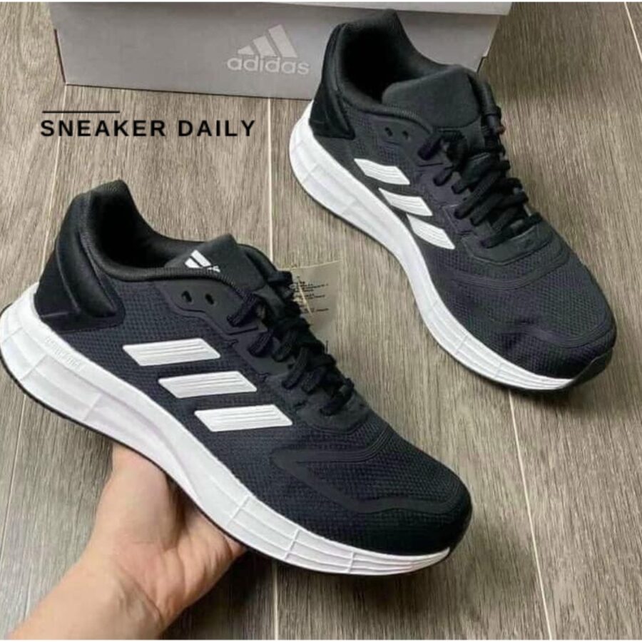 giày adidas duramo 10 wide 'black white' gy3855