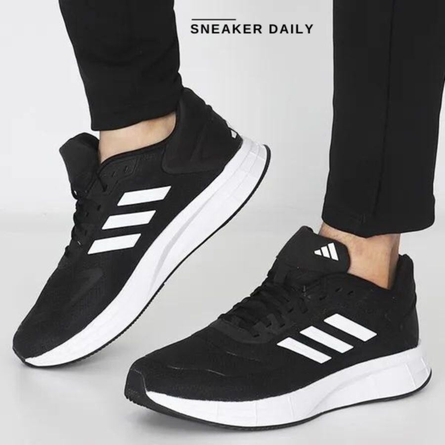 giày adidas duramo 10 wide 'black white' gy3855