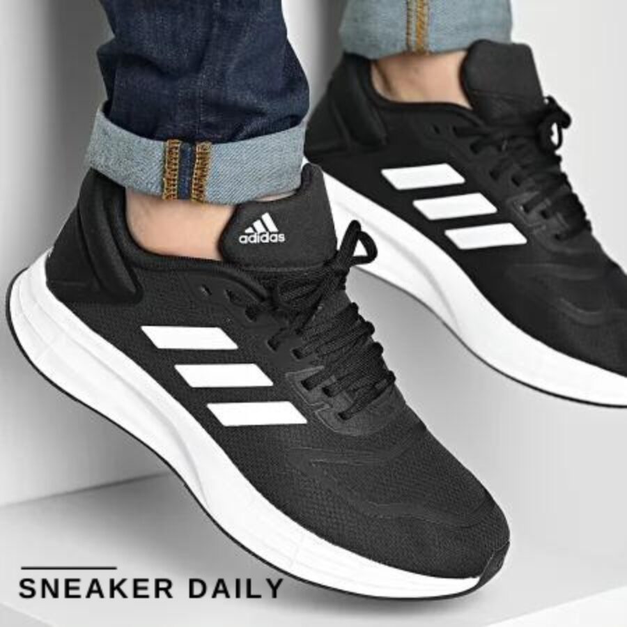 giày adidas duramo 10 wide 'black white' gy3855