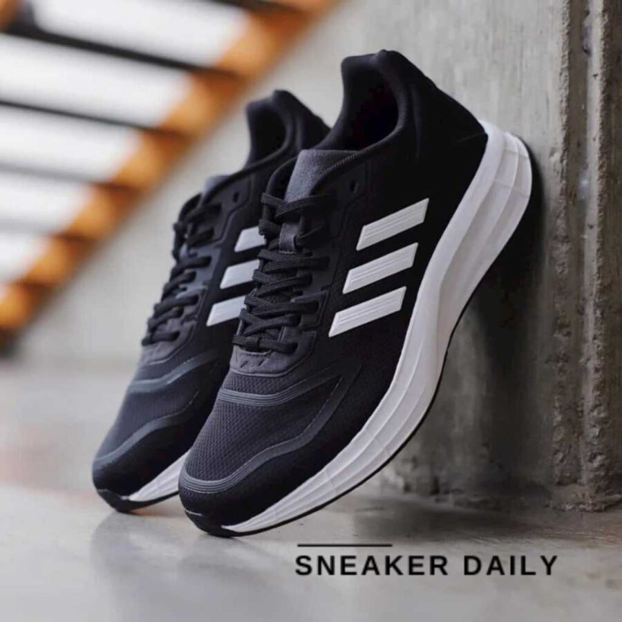 giày adidas duramo 10 wide 'black white' gy3855