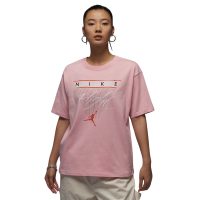 áo jordan flight heritage women's graphic t-shirt - pink glaze fq3241-607