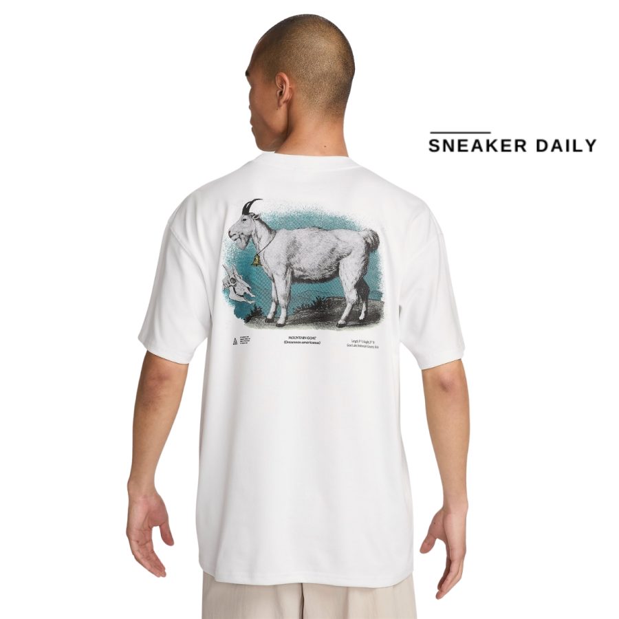 áo nike acg men's dri-fit t-shirt - summit white fv3493-121