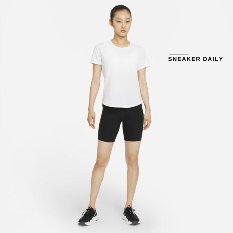 áo nike dri-fit one luxe women's short-sleeved top - white dd0619-100