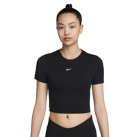 áo nike sportswear essential women's slim-fit crop t-shirt - black fb2874-010