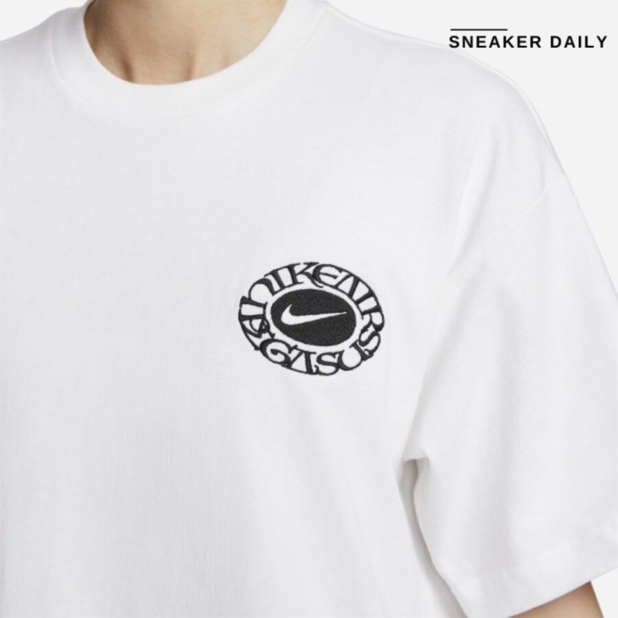 áo nike unisex short-sleeved t-shirt - white fz7621-100