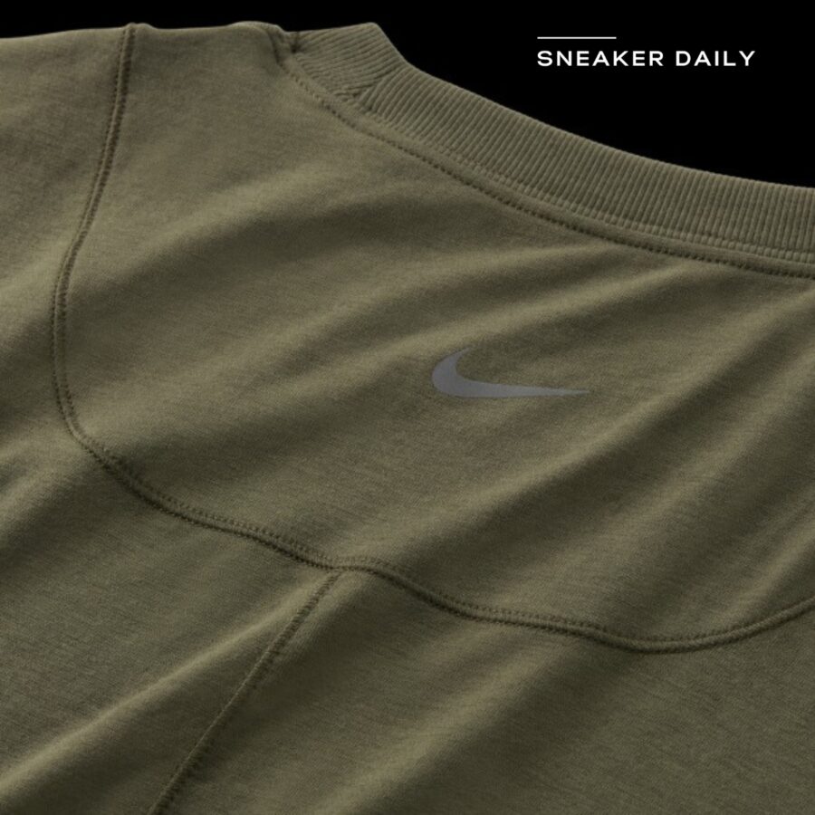 áo (wmns) nike one relaxed dri-fit t-shirt 'khaki' fn2815-325