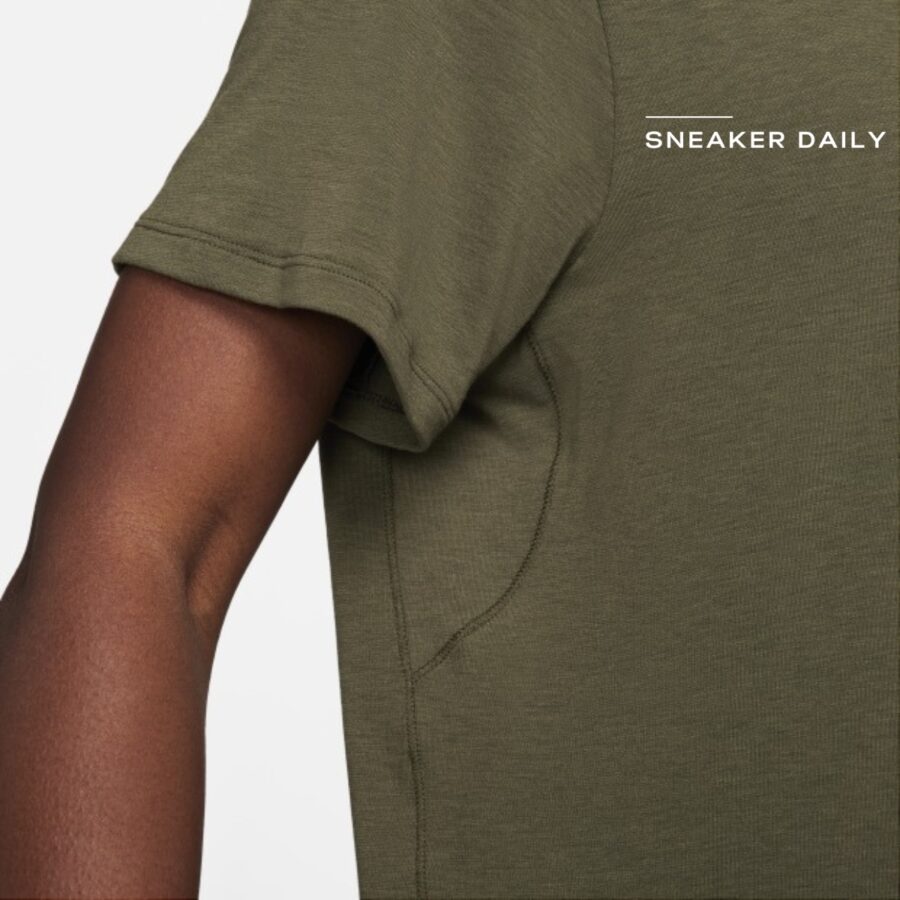 áo (wmns) nike one relaxed dri-fit t-shirt 'khaki' fn2815-325