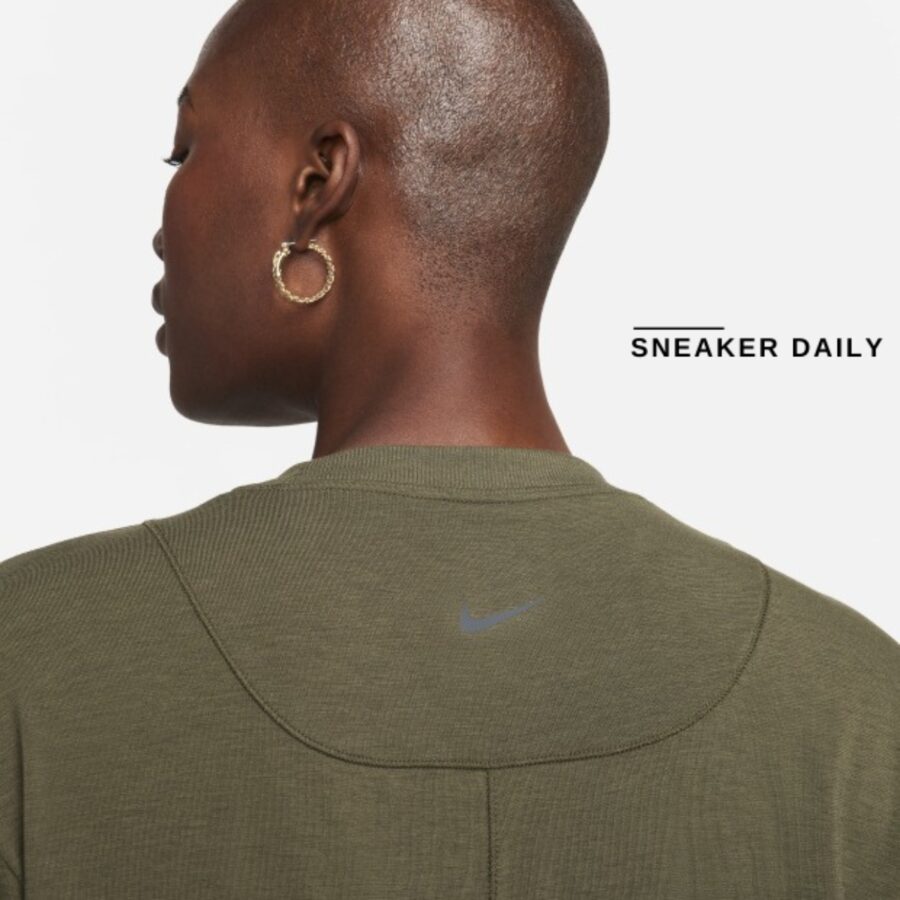 áo (wmns) nike one relaxed dri-fit t-shirt 'khaki' fn2815-325