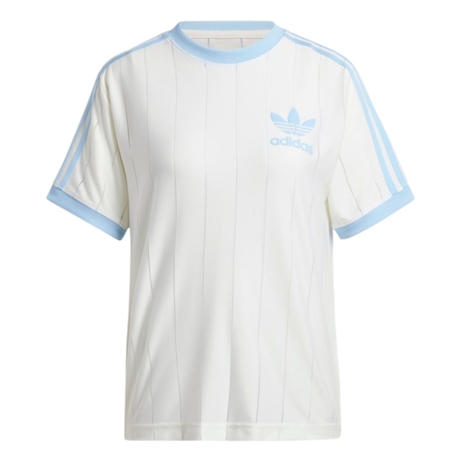 áo adidas 3-stripes short sleeve t-shirt - off white ir7469