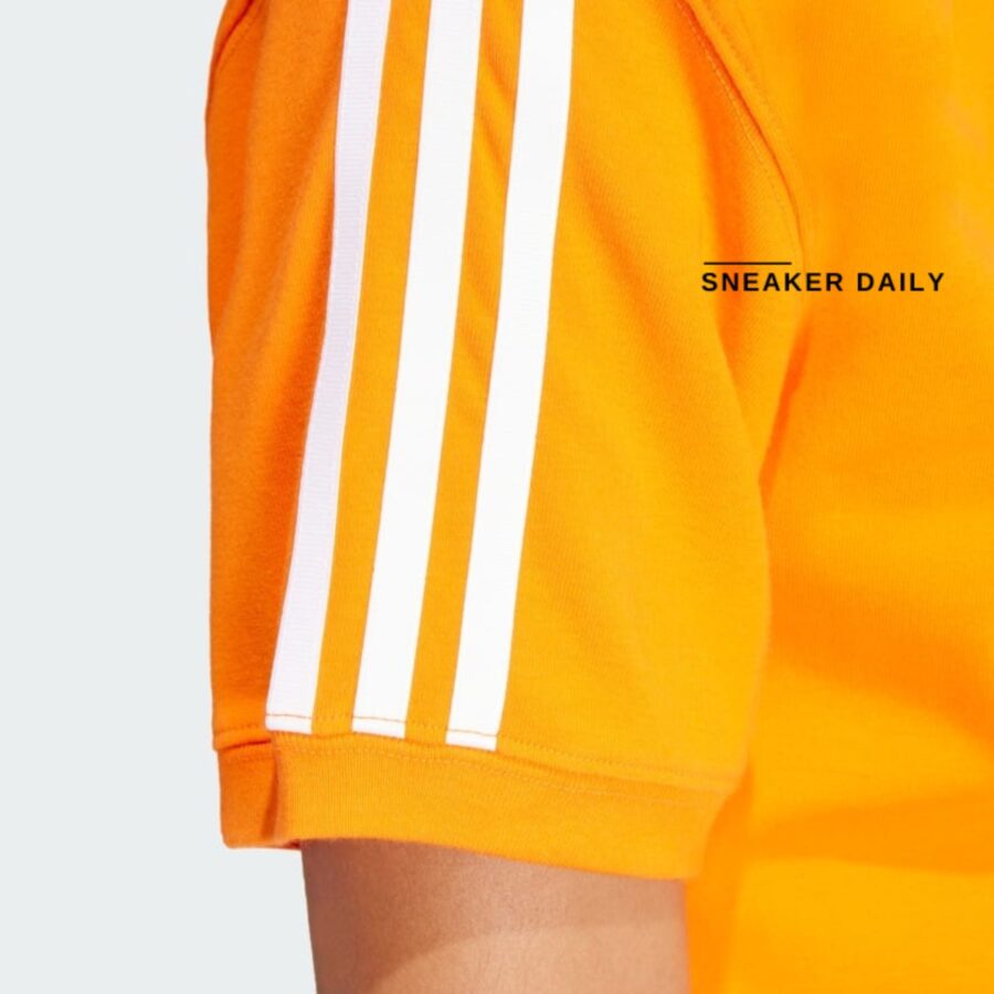áo adidas 3-stripes tee - orange ir8054