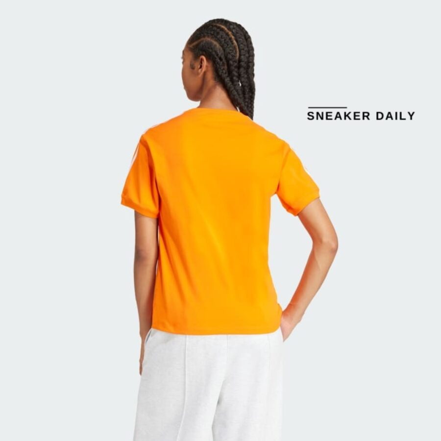 áo adidas 3-stripes tee - orange ir8054