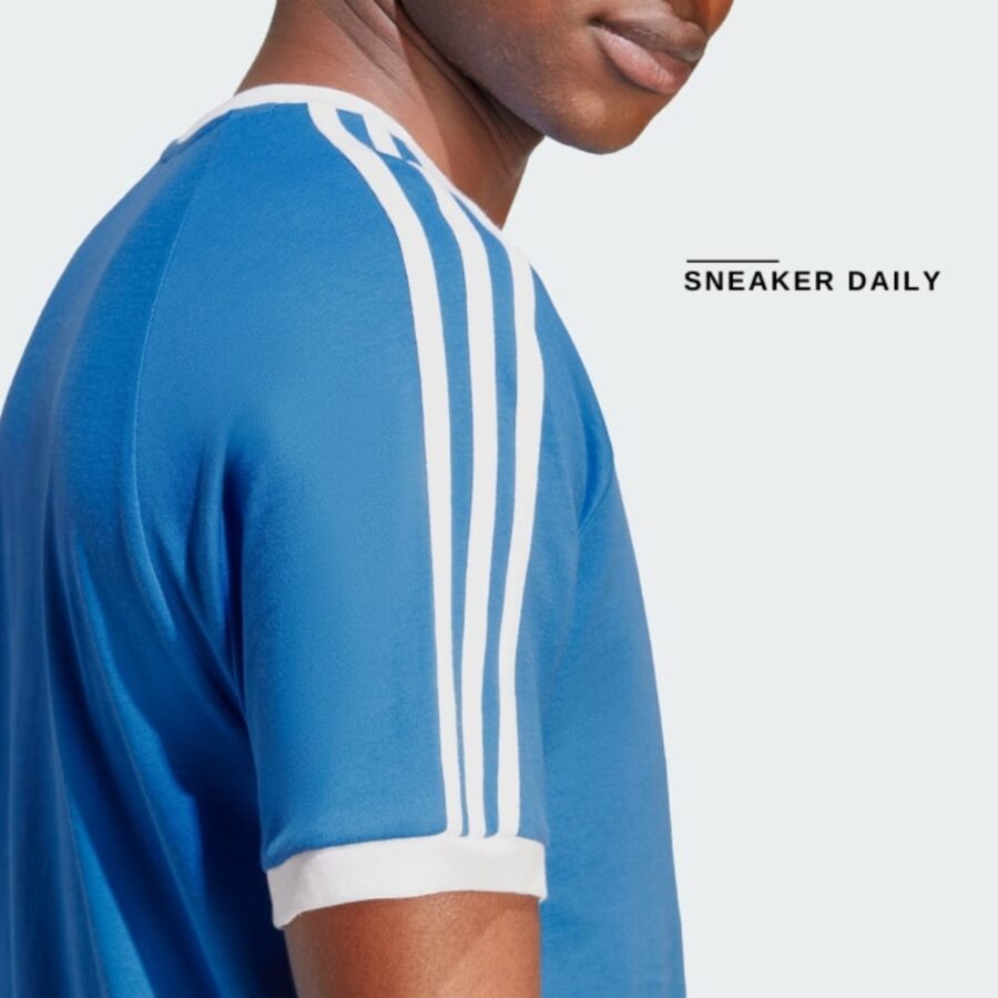 áo adidas adicolor classics 3-stripes tee - blue bird in7745