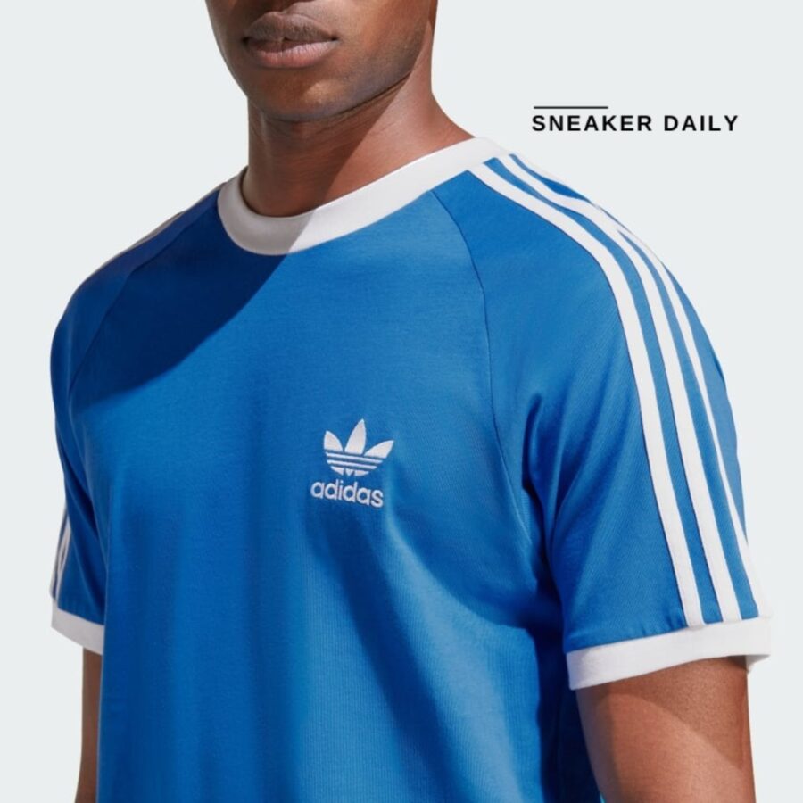 áo adidas adicolor classics 3-stripes tee - blue bird in7745