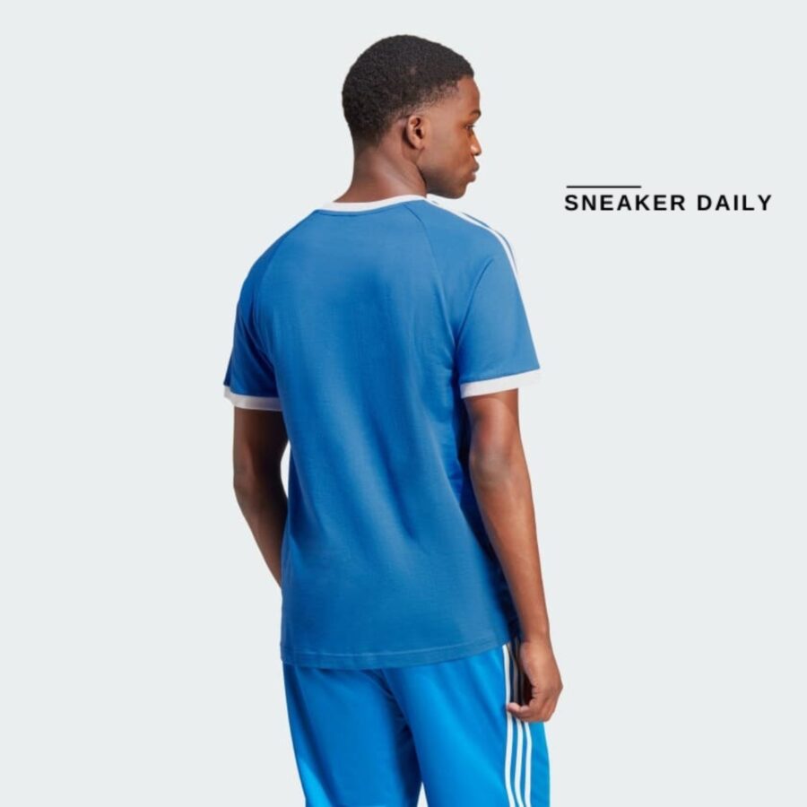 áo adidas adicolor classics 3-stripes tee - blue bird in7745