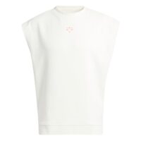 áo adidas basketball trae sweatshirt mock top sleeveless - off white il1609